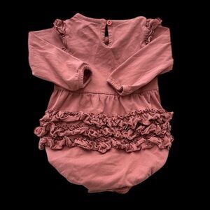 Ruffle Butts baby one piece snap dress Size 12-18months